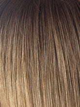 MACADAMIA-LR | Dark brown with beige blonde ends and Dark Brown Roots